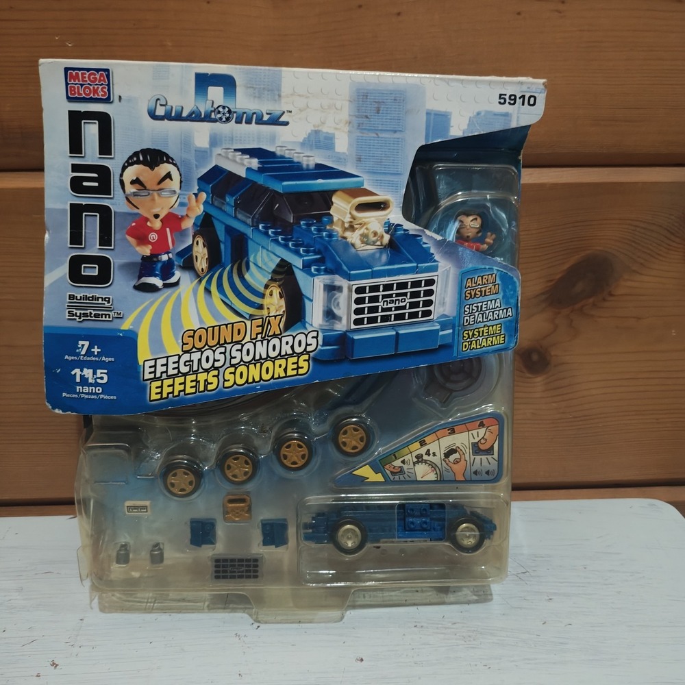 2004 Mega Bloks Customs 5910 Building Syst Very Rare HTF Damaged New Vintage ZD3